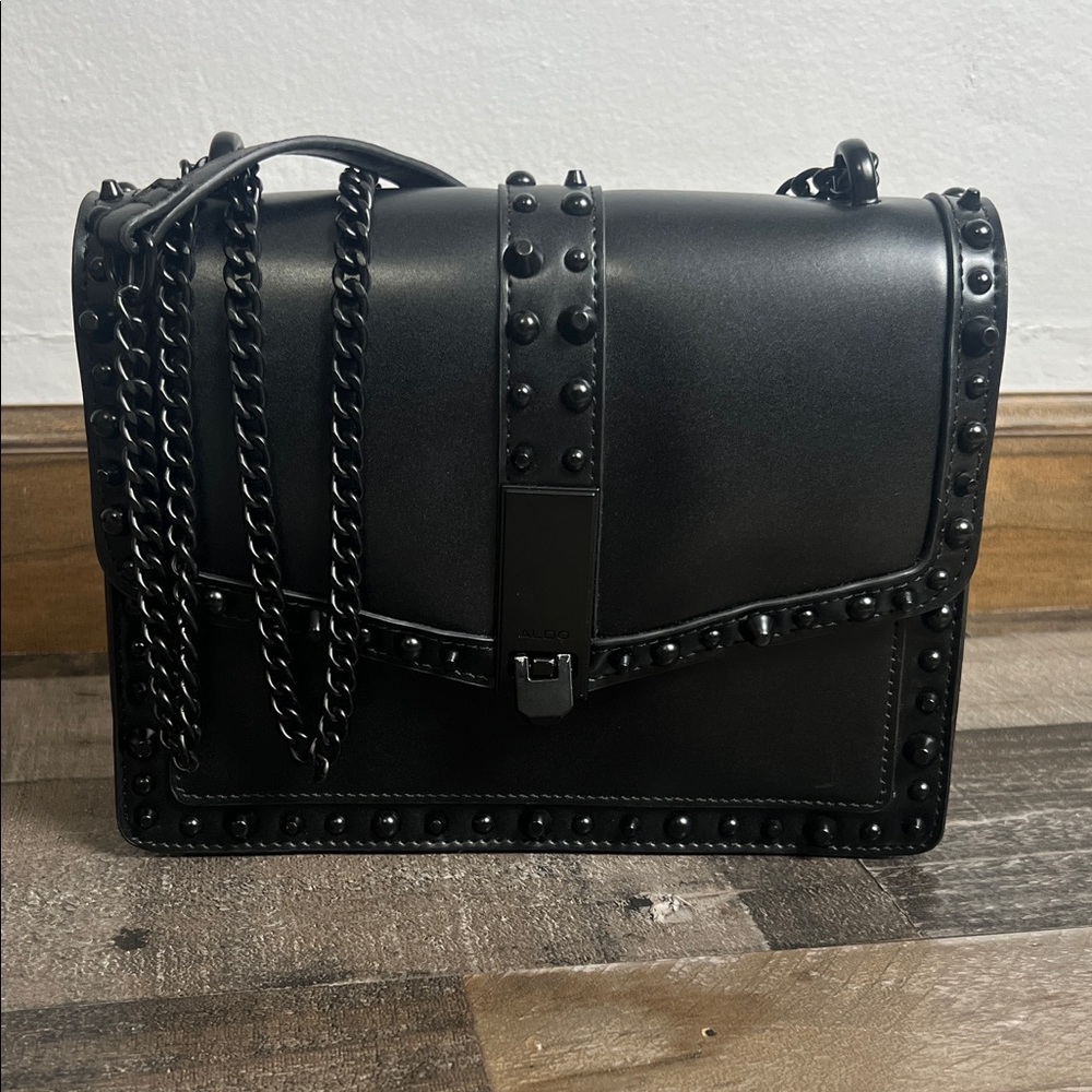 Aldo Black Studded Women's Bag